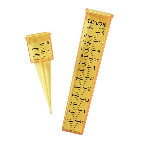 Taylor Square Rain Gauge Ground 1.2 in. W X 7.8 in. L 2715